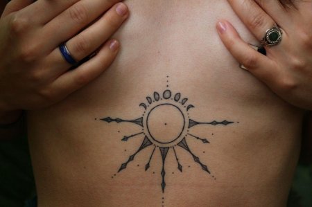 Тату солнца