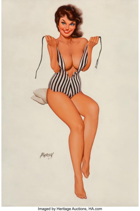 Pin up художник джил элвгрен