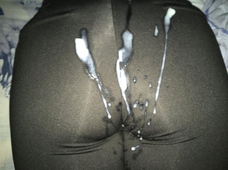 Анал в леггинсах