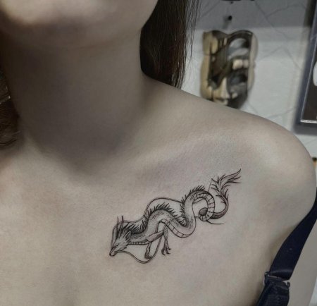 Татуировка в виде дракона