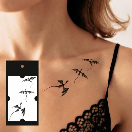 Тату переводные временные