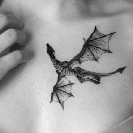 Татуировка в виде дракона