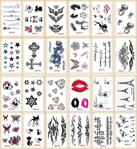 Переводная тату