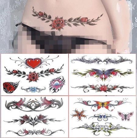 Интимная наклейка тату