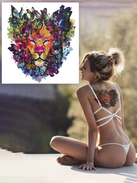 Лев бабочка