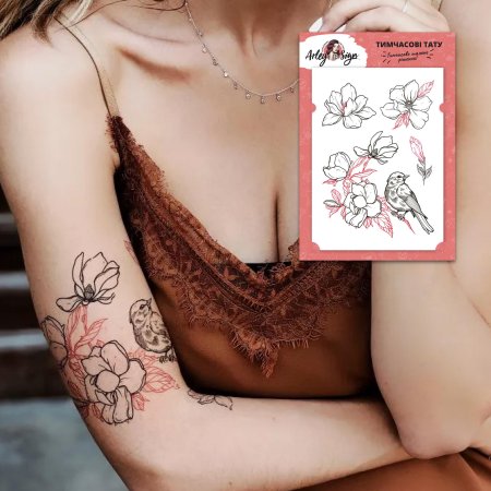 Тату переводные временные
