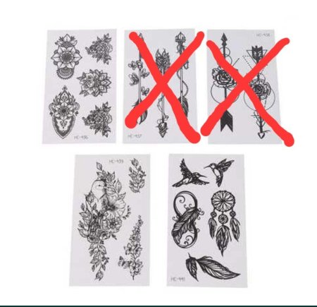 Временная переводная татуировка