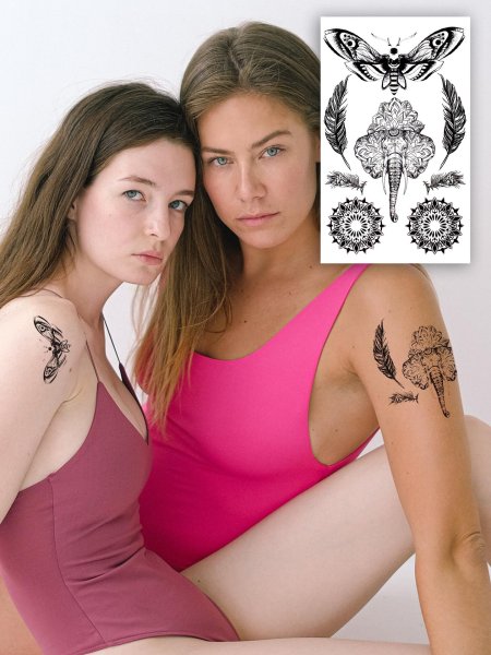 Временная переводная татуировка