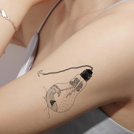 Тату лампочка