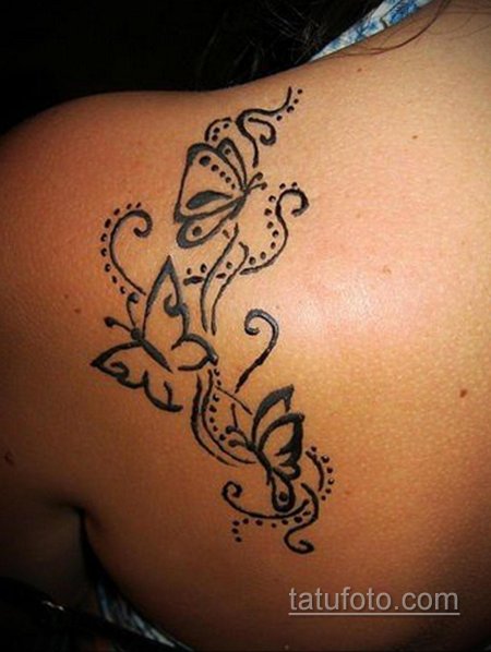 Рисунки хной на теле