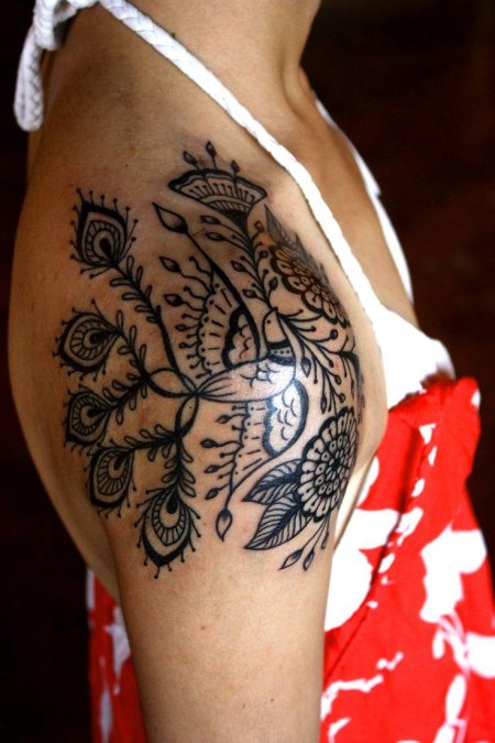 Тату кружева