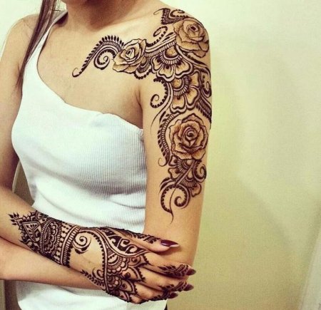 Мехенди на всю руку