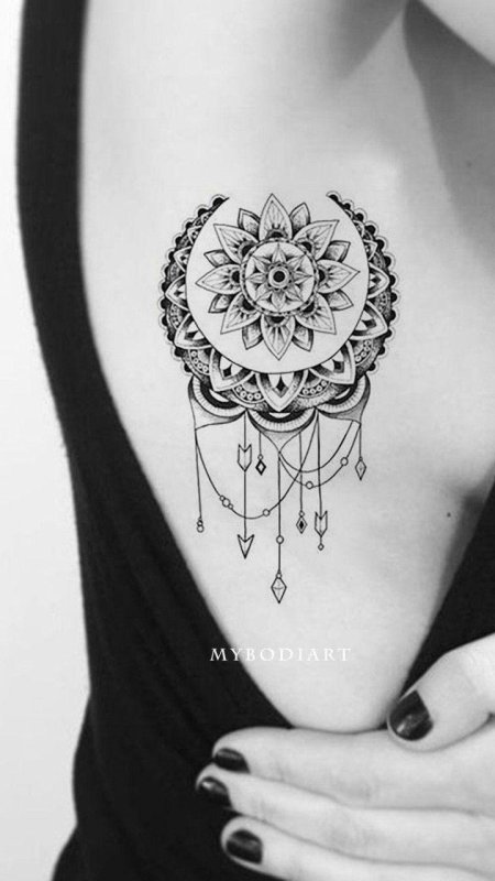 Мандала тату эскиз