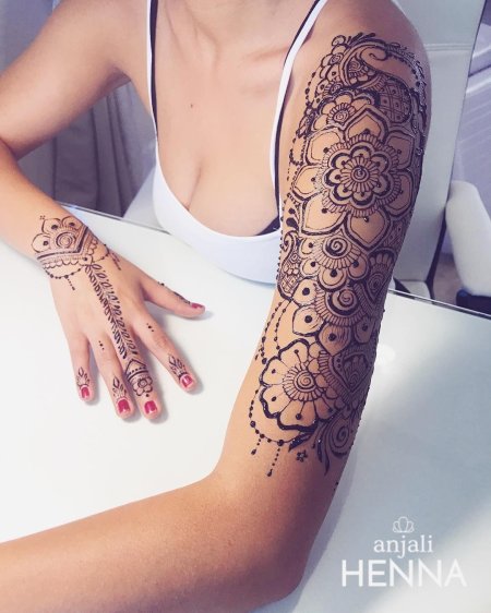 Татуировка хной