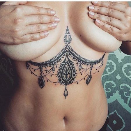 Грудь татуировки