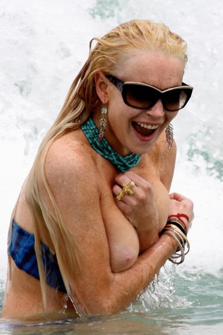 Линдси лохан топлесс