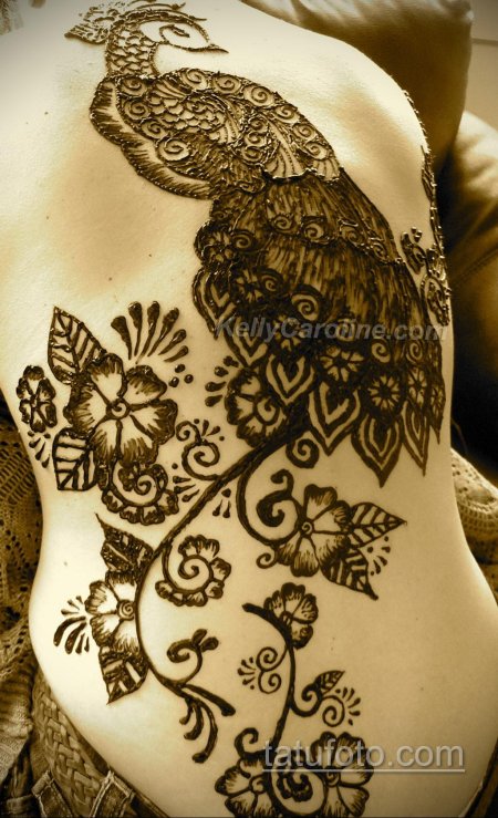 Рисунки хной на теле