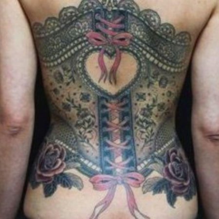 Тату корсет