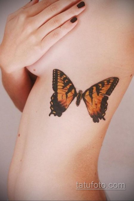 Тату с бабочками