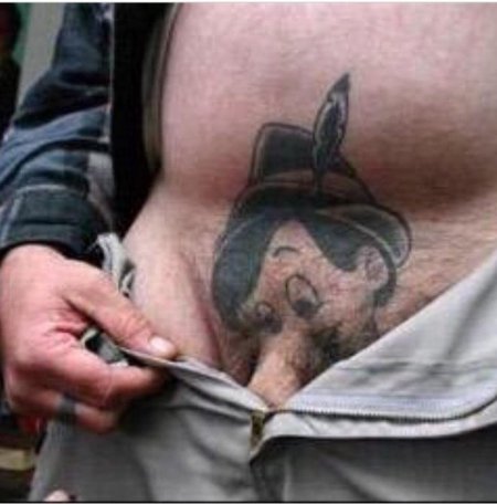 Тату пиноккио