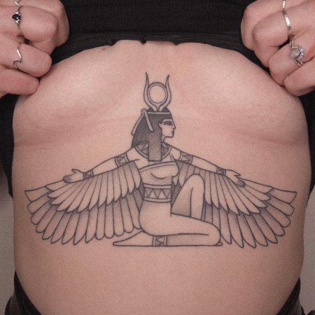 Богиня исида тату