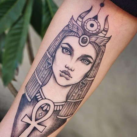 Тату клеопатра