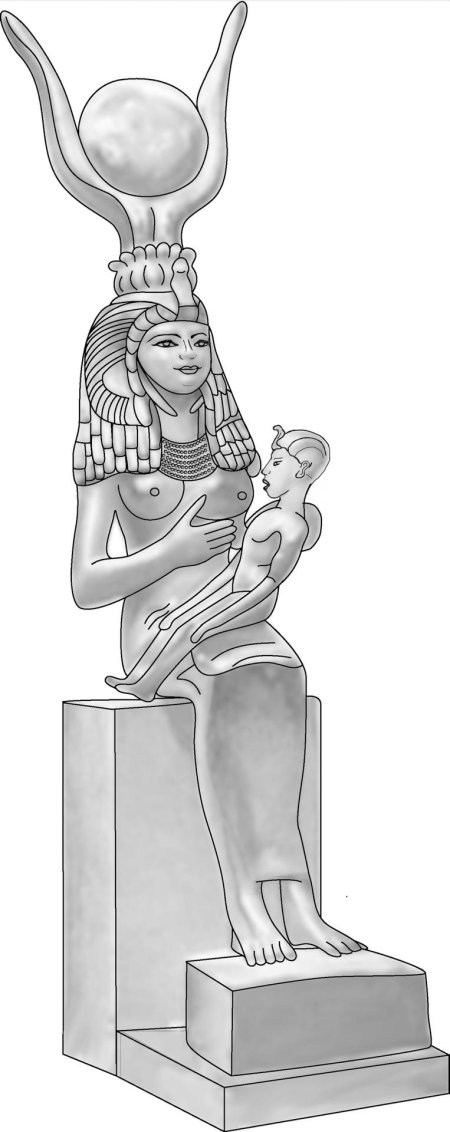 Исида с младенцем гором