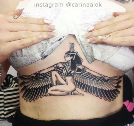 Богиня исида тату