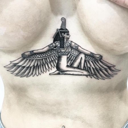 Богиня исида тату