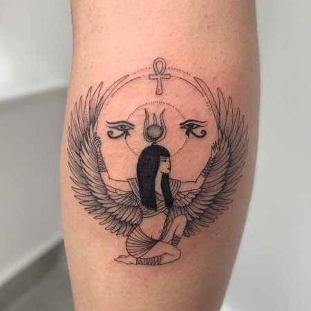 Богиня исида тату