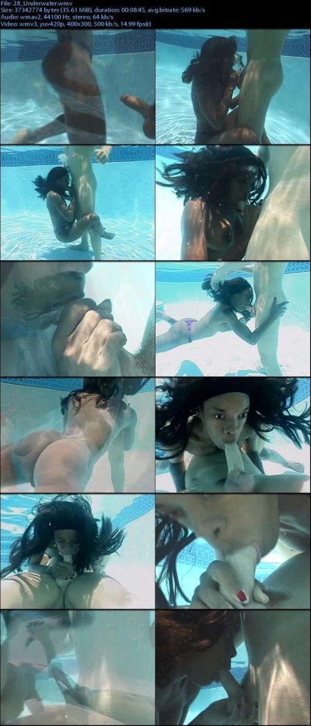 Под водой секс