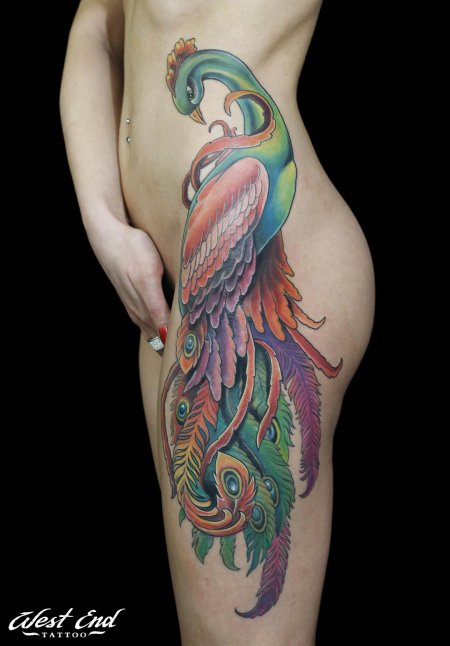 Тату павлин