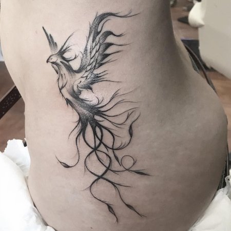 Тату феникс