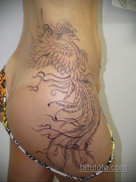 Феникс тату