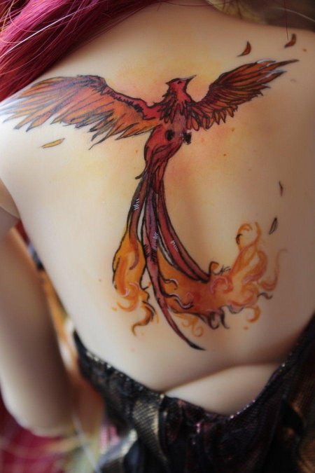 Тату феникс