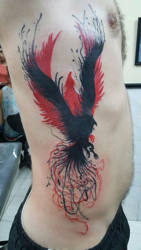 Феникс тату