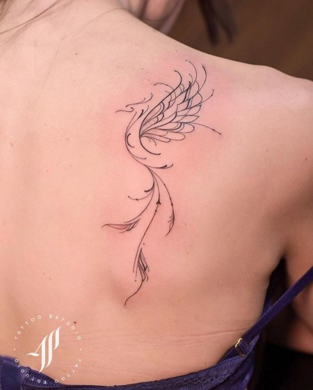 Татуировка феникс