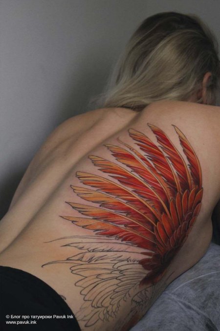 Феникс татуировка