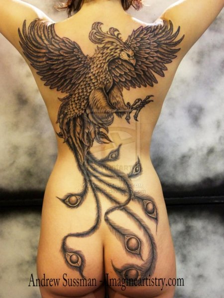 Феникс тату