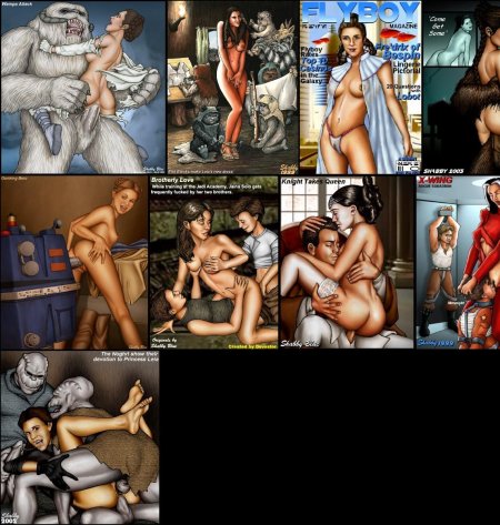 Звездные войны лея shabby blue