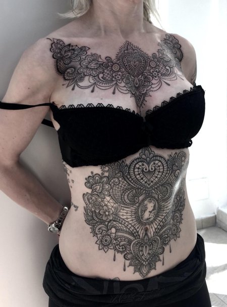 Тату кружево