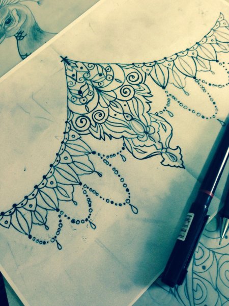 Кружева эскиз