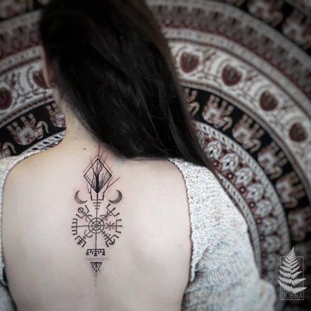 Скандинавские тату женские