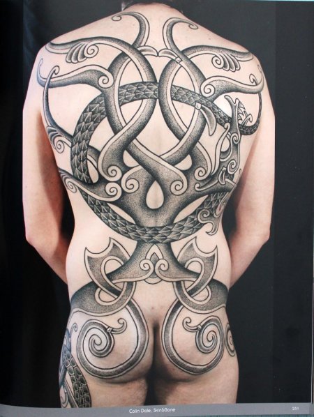 Тату в стиле викингов