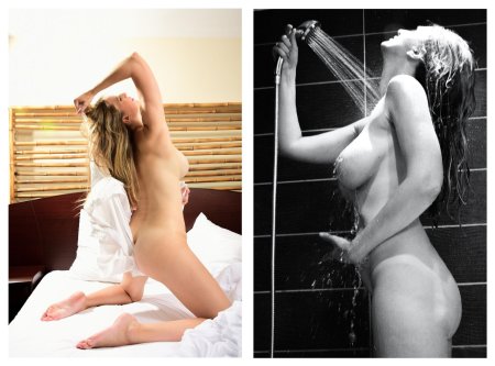 Девушка в душ