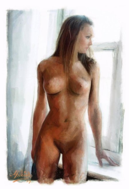 Портрет голышом с натуры