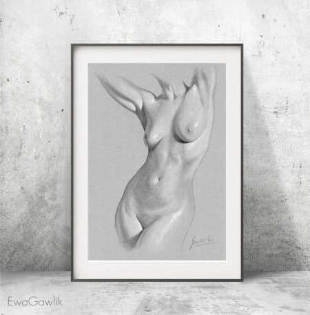 Рисунки карандашом голых женщин
