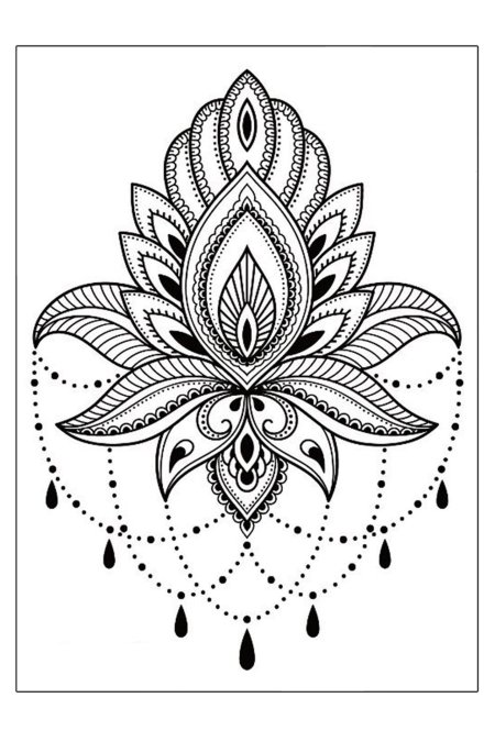 Лотос мехенди