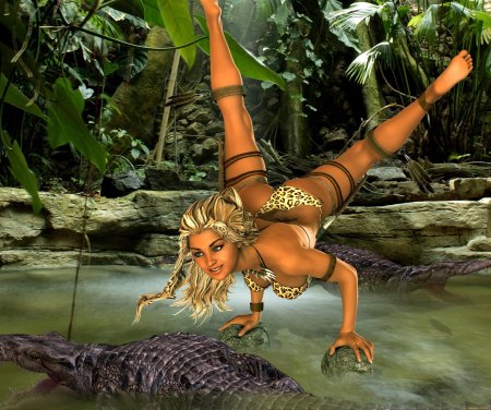 Девушки фэнтези 3д графика