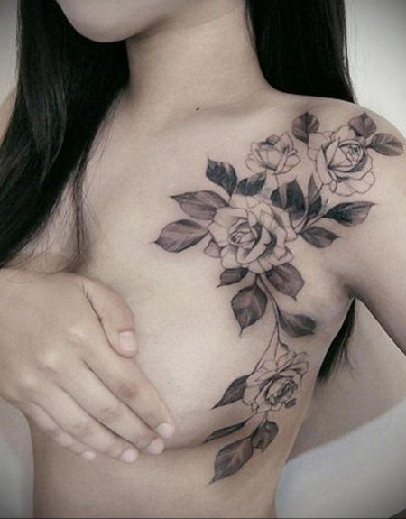 Татуировка на плече для девушек